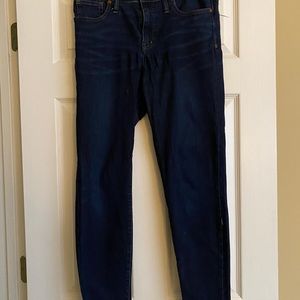 Madewell 9” high rise skinny jeans
